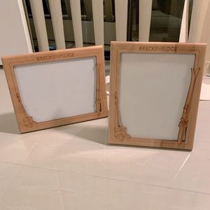 Breckenridge SKI Photo frames 8x10 set of two
